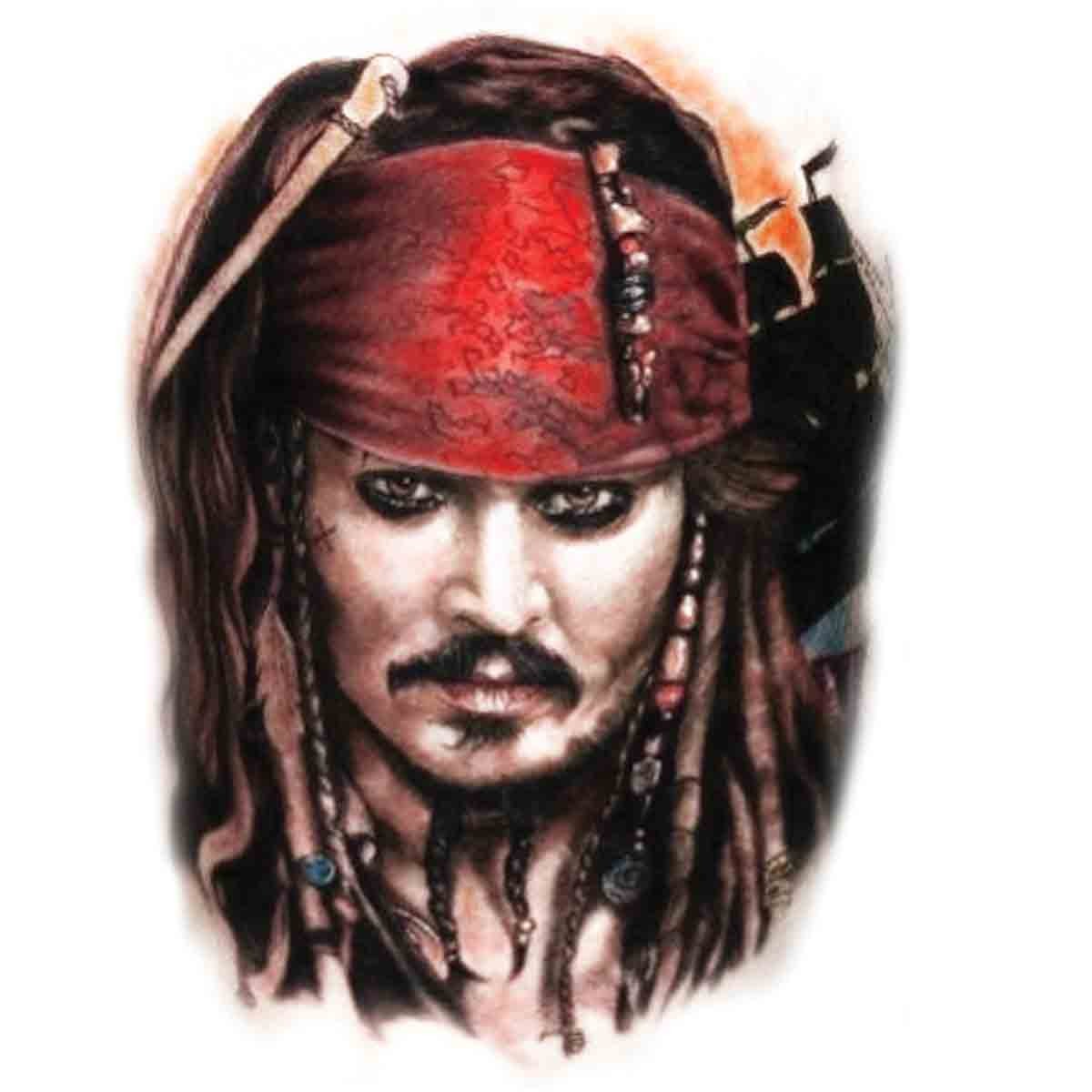  Tatoo  temporaire  Jack Sparrow